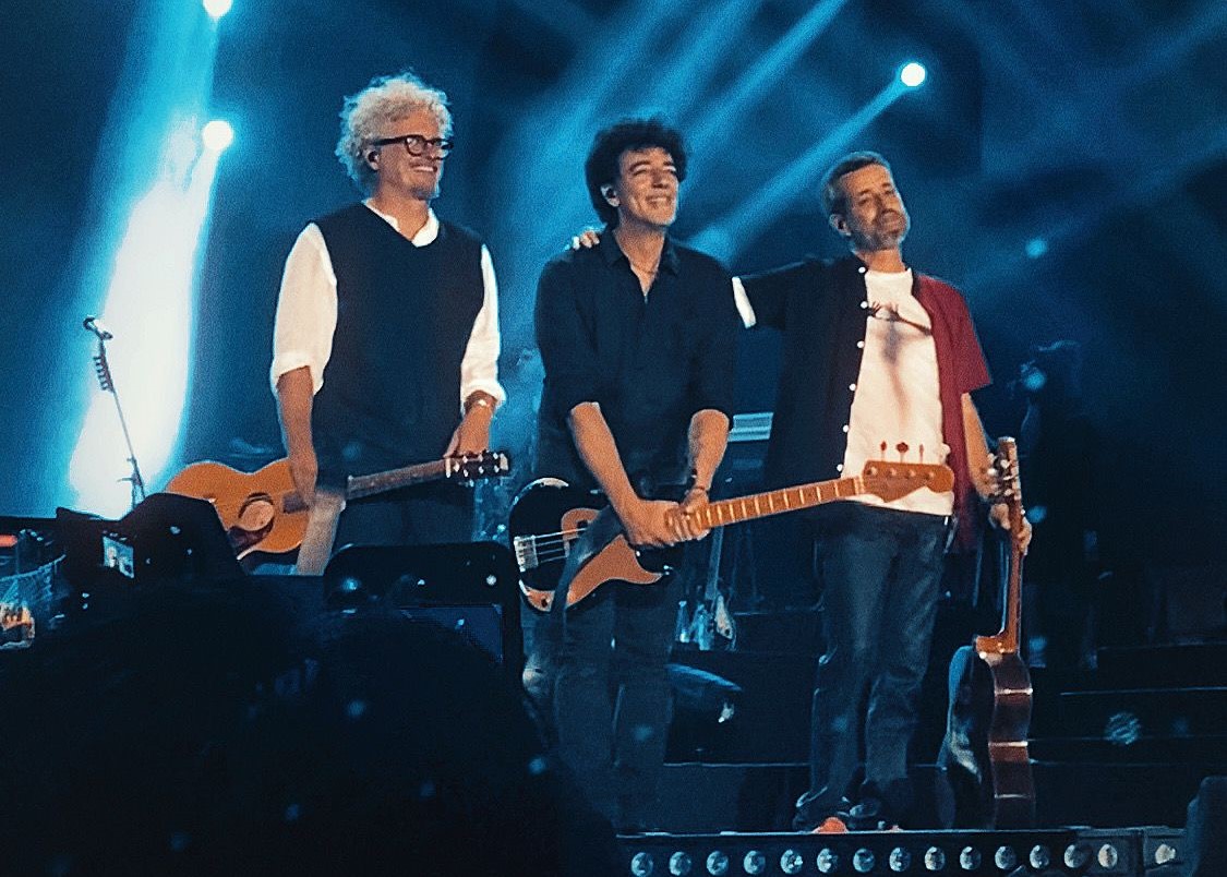 Fabi Silvestri Gazzè al Circo Massimo per il concerto evento del 6 luglio 2024.